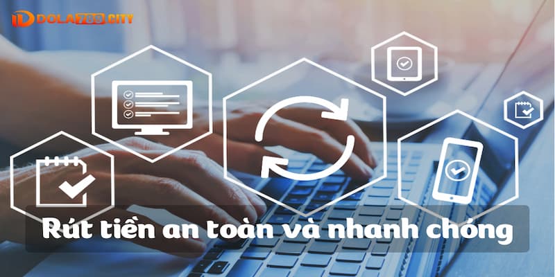 Mất vài phút cho thao tác rút tiền